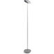 Royyo 45.5 inch 11.00 watt Silver Floor Lamp Portable Light in Silver With Silver